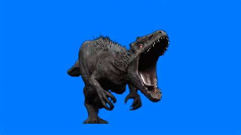 Jurassic World Indominus Rex Running On Green Screen Youtube