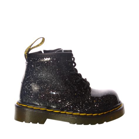 DR MARTENS BOTTE ENFANT NOIRE BRILLANTS Chaussures Pierre Roy Saint Jean