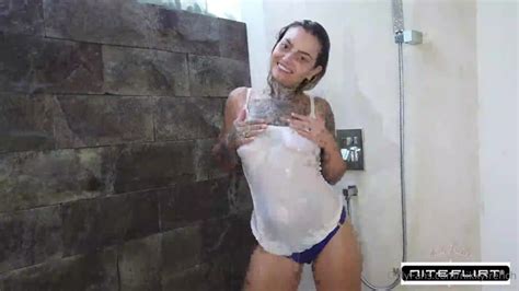 Nikky French Wet White T Shirt Tits Tease This Porno Videos Hub