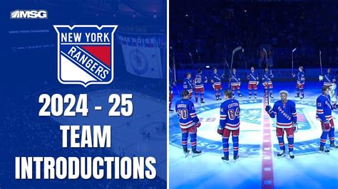 york rangers team introductions  york rangers youtube