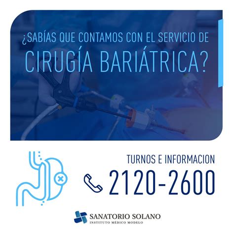 Servicio de Cirugía Bariátrica Sanatorio Solano