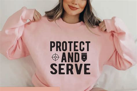 Protect And Serve Graphic By Sgtee · Creative Fabrica