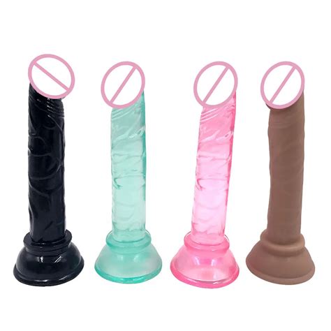 Aliexpress Buy Super Small Dildo Realistic Suction Cup Dildo Anal