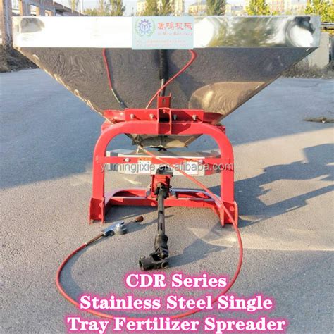 Cdr Series Agricultural Fertilizer Spreader Tractor Standard 3 Point Hitch Fertilizer Spreader