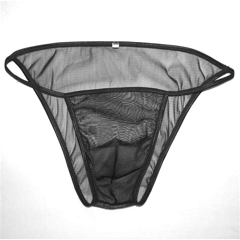 G Mens Sexy String Bikini Contoured Posing Pouch C Thru Mesh Net Colors Ebay