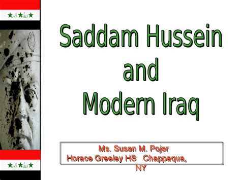 Saddam Hussein And Modern Iraq Ppt For 9th 12th Grade Lesson Planet