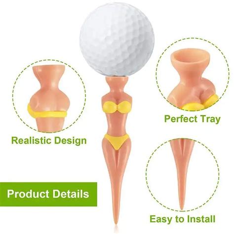 Custom Plastic Model Naked Sexy Lady Nude Accessories Girl Model Golf Tees Sexy Girl Golf Tees