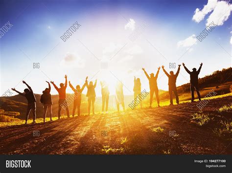 Big Group Happy Image And Photo Free Trial Bigstock