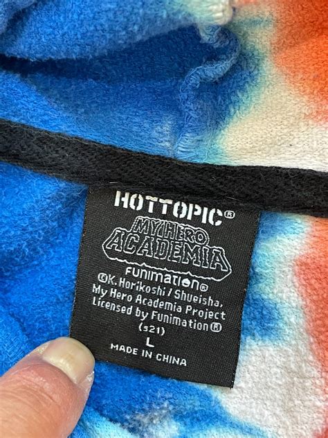 Hot Topic My Hero Academia Shoto Todoroki Tie Dye Hoo Gem