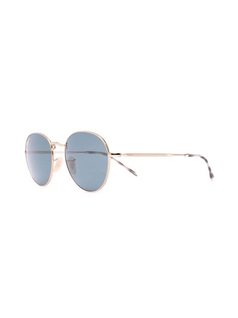 Ray Ban Round Frame Sunglasses Farfetch