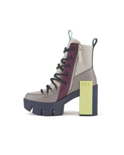 United Nude Grip Explorer Mid Platform Lug Bootie Lyst