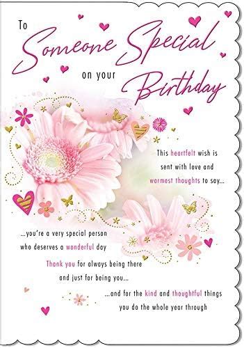 Piccadilly Greetings Traditional Birthday Card Someone Special X