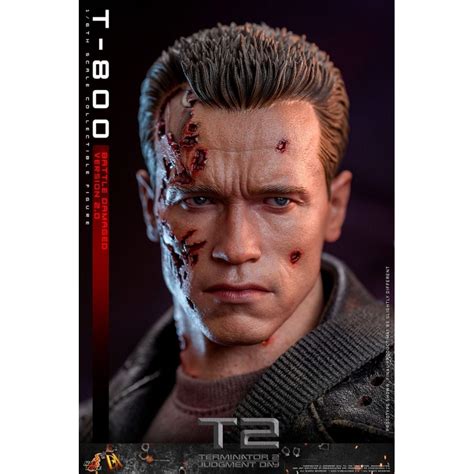 T Battle Damaged Version Hot Toys Dx Terminator Figure