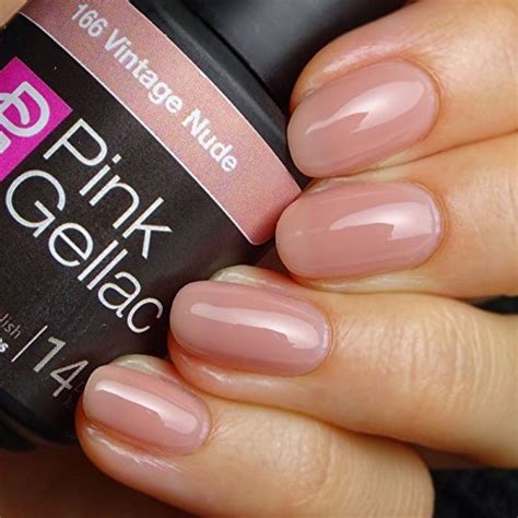 Pink Gellac Color Vintage Nude Ml Uv Led Gel Nail Polish By Pink Gellac On Galleon