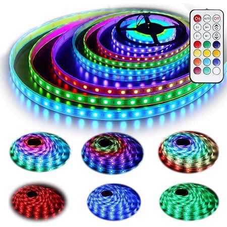 Amazon Supernight Led Strip Lights Rgb Color Changing Ft