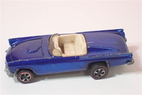 Hot Wheels Red Line Blue Classic T Bird Car Etsy