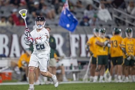 Usa Surges Past Australia Into Gold Medal Game World Lacrosse