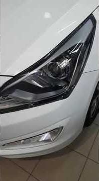 Bi LED линзы на Солярис 2016 года - YouTube