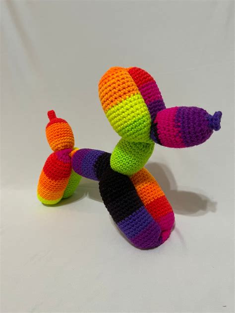 No Sew Crochet Balloon Dog Pattern Etsy