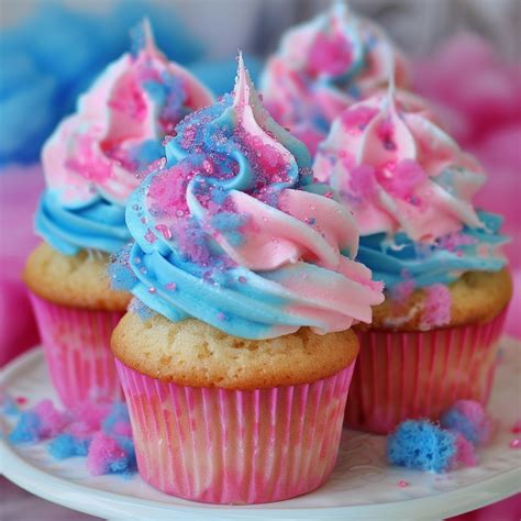 homemade cotton candy cupcake recipe fun  delicious trembom
