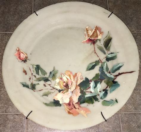 Тарелка мраморная настенная дореволюционная - Антикварный магазин ...