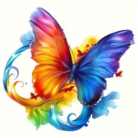 Temu｜pretty Colorful Butterfly Fashion Heat Transfer Vinyl Patch Washable Iron On Patch For T