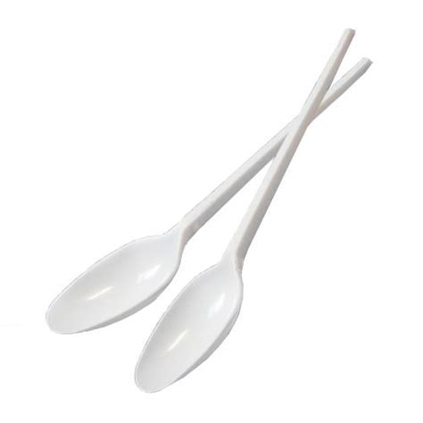Купить Ложки одноразовые столовые, 100 шт/уп, белые, цена за упаковку ...