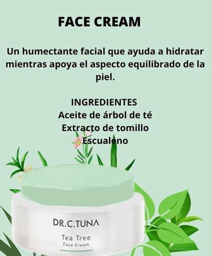 Crema Arbol De Te Cream Tea Tree Farmasi Para Piel Con Acne Env O Gratis