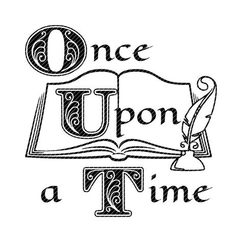 Once Upon A Time Fairy Tale Svg Png Clipart Design Vector Vinyl