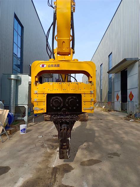 High Operating Efficiency Hydraulic Vibro Pile Hammer For Excavator