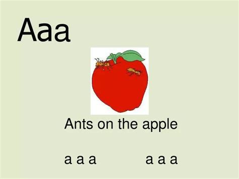 Ppt Ants On The Apple A A A A A A Powerpoint Presentation Free