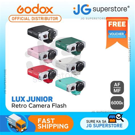 Godox Lux Junior Retro Camera Flash With Manual And Auto Flash Modes