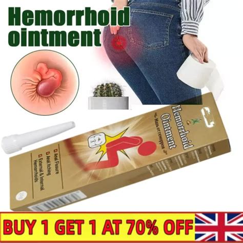 Hemorrhoid Cream Haemorrhoids Pain Piles Anal Fissure Prolapse Hemorrhoid Cream Picclick Uk