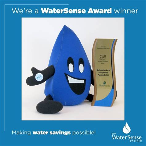 Water Sense Award Metropolitan North Georgia Water Planning District