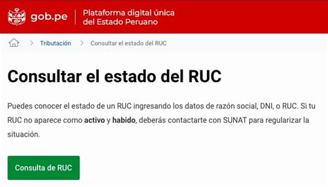 ᐈ Consulta RUC Cómo consultar RUC en línea 4 pasos