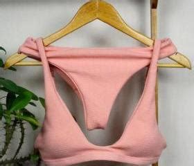 Summer Sexy Women Bikini Solid Color Swimsuit V Neck Swimwear On Luulla