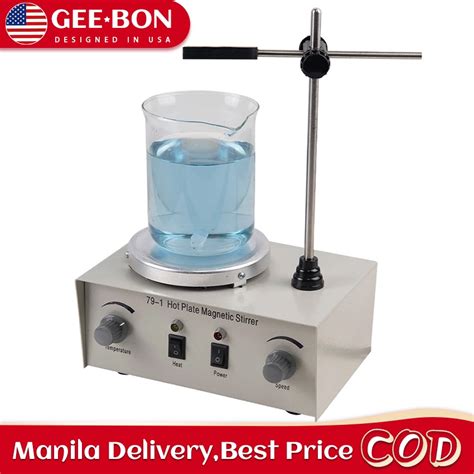 Geebon Magnetic Stirrer Lab Mixer Machine V Hot Plate Magnetic Stirrer Lab Dual Control