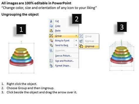 Timeline Ppt Template 5 Staged Dependent Process Diagram
