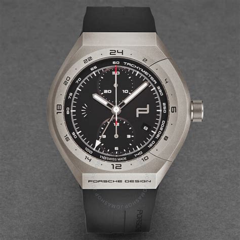 Porsche Design Monobloc Actuator Chronograph Tachymeter Black Dial Men ...
