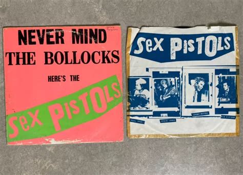 SEX PISTOLS NEVER Mind The Bollocks USA Edition Neuauflage 180g Einreichungsaufkleber EUR 11 68