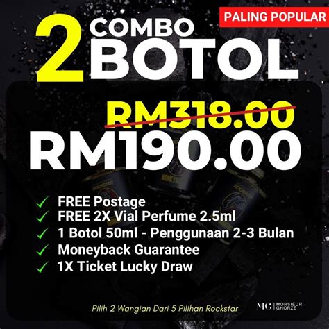 Rockstar Perfume: Pakej 2 - Rockstar Perfume