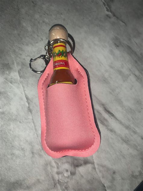 Mini Cholula Hot Sauce Keychain Mini Cholula Hot Sauce Bottle