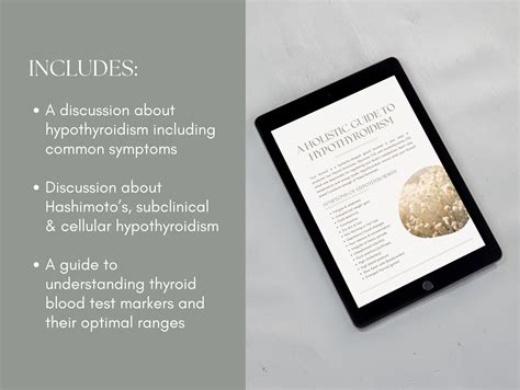 Holistic Hypothyroid Guide | Patient Handout | Editable | Canva