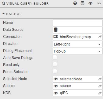 visual query builder kdb products