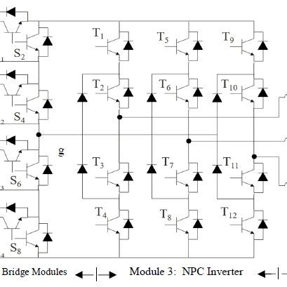 Circuit Configuration Of Half Bridge Modules With Three Phase Npc