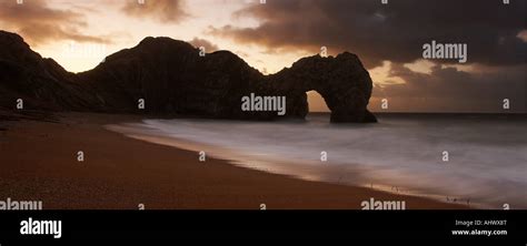 Durdle Door Sunrise Stock Photo - Alamy