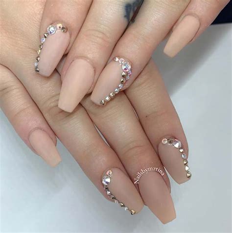 Pretty Nude Coffin Nails That Anyone Can Pull Off StayGlam