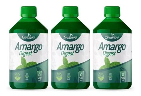 Kit X Amargo Digest Natural Ml Linha Premium Mercadolivre