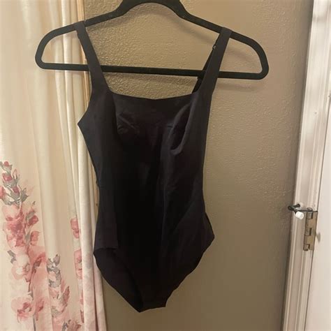 SKIMS Tops Skims Naked Scoop Brief Bodysuit Color Onyx Small Nwt Poshmark