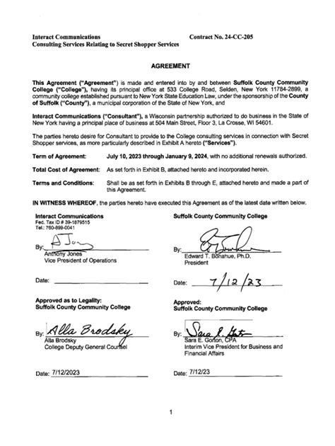 Fillable Online Model Agreement For Various Departments Generic Model